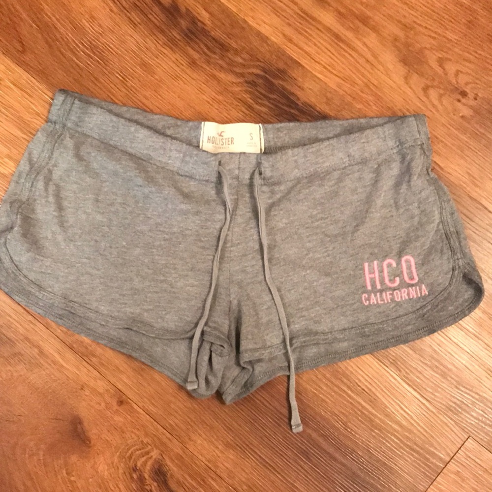 Hollister woman’s juniors jersey gray shorts small
